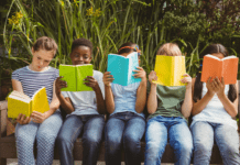 2026 Summer Reading Programs In & Around Austin children reading outdoors